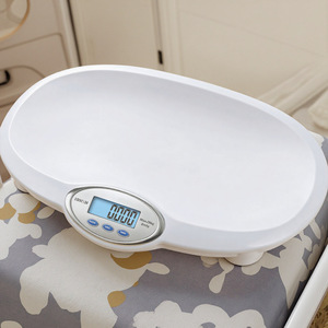 Báscula Digital Ovalada para Bebés de 20 kg, Báscula Electrónica Antideslizante para Cocina y Salud del Bebé - Product Image 2