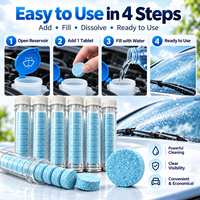 Tablettes de lave-glace concentrées OEM à dissolution rapide, nettoyant solide pour vitres pour le detailing automobile