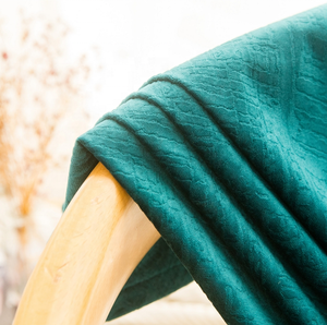 Rideau occultant en velours imprimé à l'estampe en relief de style américain, prêt à l'emploi, de luxe, pour le salon - Product Image 4