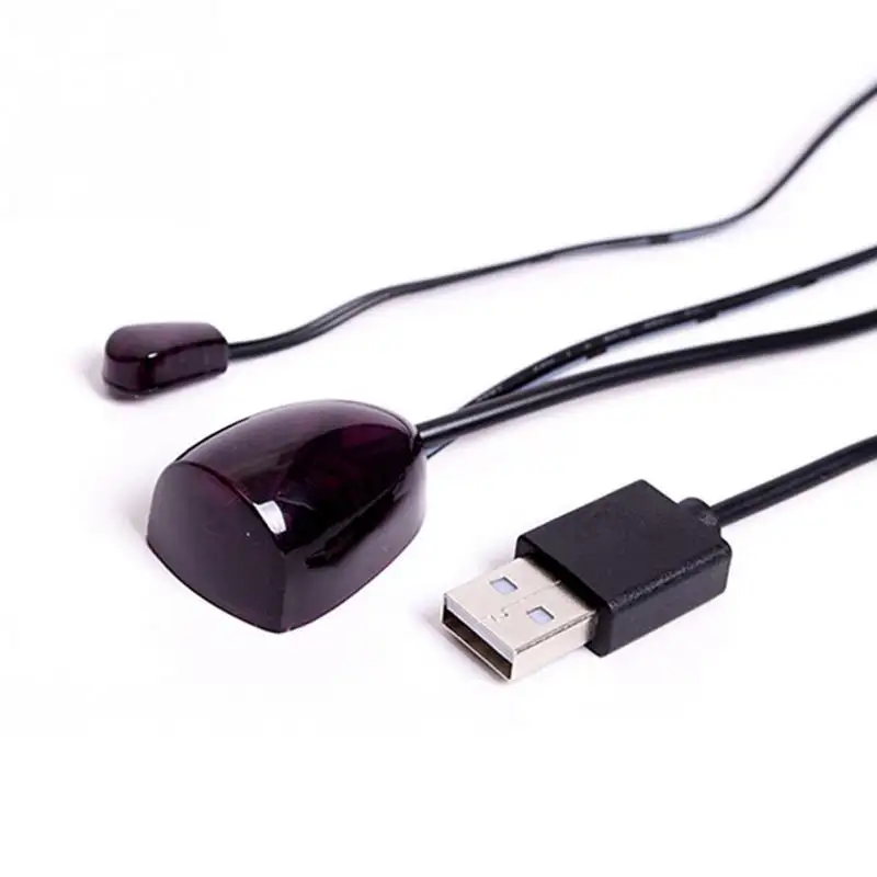 USB מתאם אינפרא אדום IR מרחוק Extender משחזר מקלט משדר חל על כל מכשירי שלט רחוק