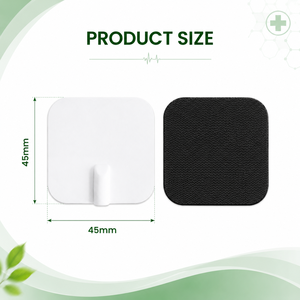 Electrodos de Silicona Reutilizables de Alta Calidad de 45x45 mm para Electroterapia TENS EMS, Autoadhesivos, Amigables con la Piel, para Fisioterapia - Product Image 4