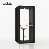 Cabine téléphonique insonorisée individuelle en verre pour bureau, mini-pod acoustique intérieur pour bureau