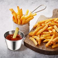 Tasses à assaisonnement en acier inoxydable, bols réutilisables pour sauces et vinaigrettes, accessoires de cuisine