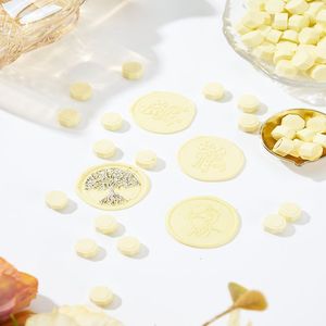 Aurora màu hướng dương niêm phong Sáp Hạt 100pcs cho lời mời đám cưới scrapbooking và trang trí nhấp nháy niêm phong tem - Product Image 3