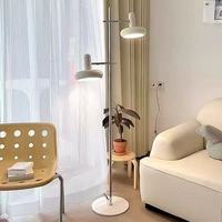 Lampe sur pied verticale moderne et contemporaine Boyid, LED, douille E27, prise européenne, acier inoxydable, hauteur réglable, intensité variable, orange