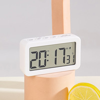Jam alarm desktop untuk anak, Jam alarm multifungsi LCD multifungsi, timer desktop untuk anak, elektronik, 2025