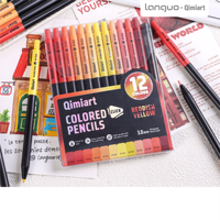 Série Rouge Jaune Chaud – Ensemble de Crayons de Couleur Mécaniques Non Solubles – Teintes Coucher de Soleil – Ombres Artistiques Professionnelles Automatiques – Vente en Gros CN HUB