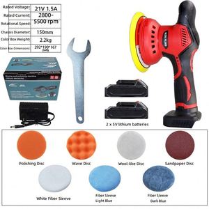 Lucidatrice per Auto Ricaricabile, Leggera e Senza Fili, per Cura dell'Auto e <span class=keywords><strong>Lucidatura</strong></span> di <span class=keywords><strong>Mobili</strong></span> - Product Image 1
