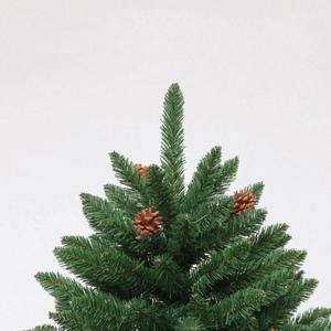 Europe Hot Sale 7FT Green Buckingham Firm Tree With Acorns 210CM Pre-Decorated Holiday Artifical Christmas Tree - Product Image 2