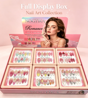Boîte surprise USA : Faux ongles à presser pré-dessinés, style français, ultra-fins, sans trace, amovibles, forme amande