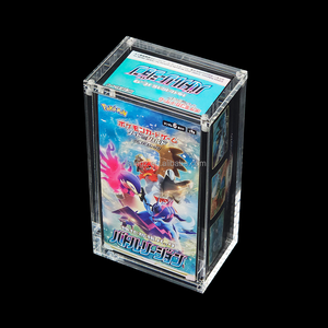 Boîte de boosters Pokémon en acrylique magnétique anti-UV, édition anglaise Ascended <span class=keywords><strong>Heroes</strong></span> 1ère édition, One Piece, pour TCG <span class=keywords><strong>Magic</strong></span> the Gathering - Product Image 3