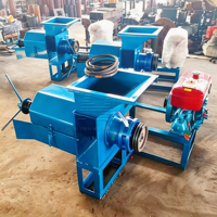 Commerciële automatische dieselmotor aangedreven hoog-efficiënte palmoliepersmachine, palmolieverwerkingsmachine, palmolie-expeller