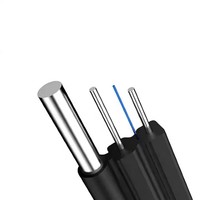 Experiencia de transmisión óptica Premium Cable de caída interior de alto rendimiento GJYXCH 4 Core G657A2 FTTH Cable de fibra óptica