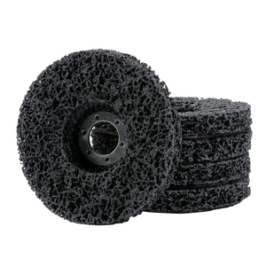 Disques à bande noirs de 4'' x 5/8'', 4-1/2'' x 7/8'', 5'' x 7/8'' pour meuleuse d'angle, outils électriques pour le nettoyage, l'élimination de la peinture, de la rouille et de l'oxydation - Product Image 1