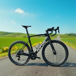 Vélo de <span class=keywords><strong>course</strong></span> RUFON T1100 en fibre de carbone ultra-léger avec freins à disque hydrauliques rigides, vitesses variables et guidon drop pour hommes et femmes - Product Image 3