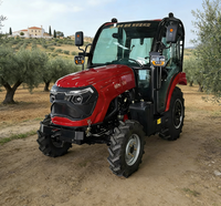 Tracteur agricole à roues diesel 4x4 compact, durable, fiable, puissant, efficace et professionnel, boîte de vitesses 50-70 CV - Vente flash
