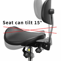Tabouret Ergonomique Réglable en Mousse PU, Chaise Pivotante Moderne Antistatique ESD pour Dentiste, Laboratoire, École, Atelier, Entrepôt
