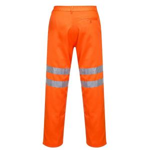 PORTWEST - RT45ORRXS <b>High</b> visibility orange poly-cotton <b>trouser</b> - EAN 5036108163571 HI-<b>VIS</b> WORKWEAR - Product Image 2