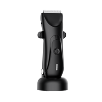 LILIPRO Rasoir Électrique Rechargeable 2-en-1 pour Hommes avec Lame Céramique Étanche SkinSafe pour l'Épilation des Zones Intimes et du Corps