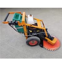 Road cutting machine for road kerb, curb stone cutting machine, old kerb removal and cutting integrated machine for roads