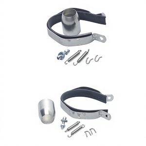 Pot d'échappement hexagonal en fibre de carbone pour moto, 51 mm, silencieux universel, isolation thermique pour trajets quotidiens - Product Image 3