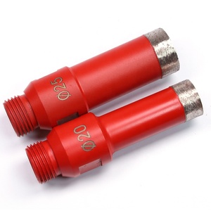 Foret à noyau de diamant de soudage à haute fréquence diamètre 30-45mm avec filetage à gaz 1/2 M14 pour trous de forage de carreaux de pierre en béton - Product Image 5