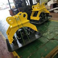 Offre Spéciale : Compacteur à plaque vibrante hydraulique pour excavatrice de marque RB, en acier Q355, haute fréquence, haute durabilité, facile à utiliser