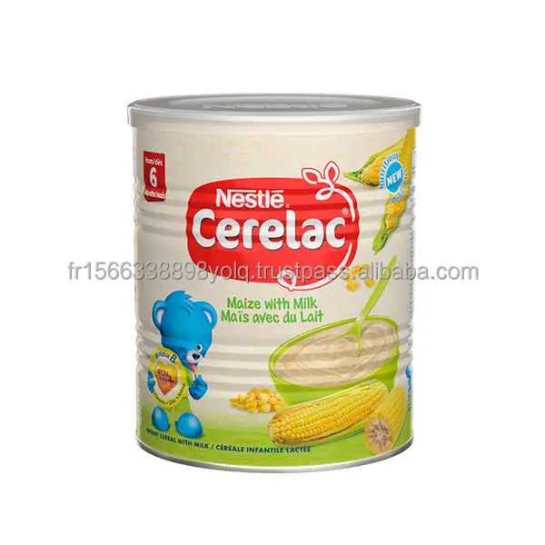 Compre Cerelac Nestlé Cerelac Cereal infantil Trigo e Tâmaras, embalagem de lata, 400G