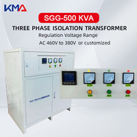 Transformateur d'isolement 500 kVA basse fréquence, type sec, 460 V/380 V, abaisseur/élévateur, triphasé, pour usage industriel