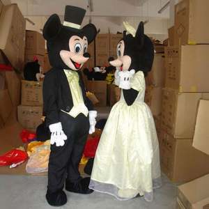 Costume <span class=keywords><strong>de</strong></span> Mascotte Personnalisé <span class=keywords><strong>Mickey</strong></span> & <span class=keywords><strong>Minnie</strong></span>, Déguisement pour Adulte et Enfant pour le Carnaval et Halloween - Product Image 3