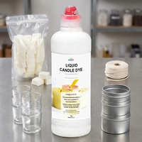 Colorant liquide concentré à base d'huile pour bougies de 1 kg, pour bougies en cire de soja et de coco, aromathérapie, faible dose, naturel