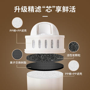 เครื่องทำน้ำร้อนไฟฟ้าแบบทันที Y1 ควบคุมด้วยระบบสัมผัสเดี่ยว 1000 วัตต์ ตัวเครื่องทำจากพลาสติก แบบตั้งพื้น สำหรับชงชาและนม - Product Image 2