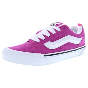 Zapatos Unisex Vans Knu Skool de Gamuza Color Rosa Neón para Skateboarding - Product Image 1
