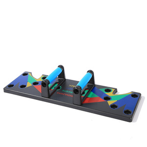 Sistema de entrenamiento corporal multifuncional para gimnasio en casa, barra de flexiones con contador y temporizador, tabla de flexiones ajustable - Product Image 4