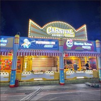 Tolefun thème parc d'attractions centre commercial intérieur extérieur tir ballon Console carnaval stand jeu ensemble 4 en 1 Machine pour adultes