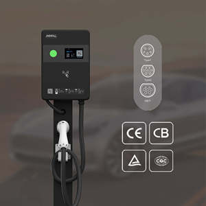Chargeur AC intelligent pour véhicules électriques AMPPAL 7KW 14KW 22KW 44KW, station <span class=keywords><strong>de</strong></span> <span class=keywords><strong>recharge</strong></span> rapide pour voitures électriques, compatible Type 1 et Type 2 - Product Image 4