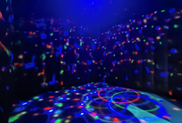 Grande Tenda Gonfiabile a Cubo per Giardino con Luci LED Personalizzabili per Feste