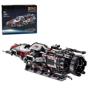 33906 6395PCS Modèle de bateau de guerre Rossinat, fusée spatiale, vaisseau spatial, blocs de construction, décoration de bureau, cadeau pour enfants, ensemble de construction - Product Image 2