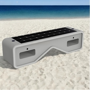 Muebles Inteligentes Solares para Patio Exterior de Metal con Carga Inalámbrica WiFi para Parques - Product Image 4