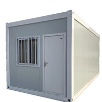 Casa Contenedor Plegable Rectangular Prefabricada para Oficina Temporal en Obras de Construcción, Venta al Por Mayor Directa de Fábrica ODM OEM