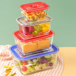 حاوية تخزين طعام بالميكروويف جاهزة للوجبات الجاهزة من زجاج حفظ طازج للمطبخ خالية من بيسفين بيسفين - Product Image 6