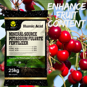 Bio-stimulant minéral en flocons, fulvate de potassium, <span class=keywords><strong>engrais</strong></span> stimulant la capacité antioxydante pour les aubergines, les courgettes, les gombo et les asperges - Product Image 1