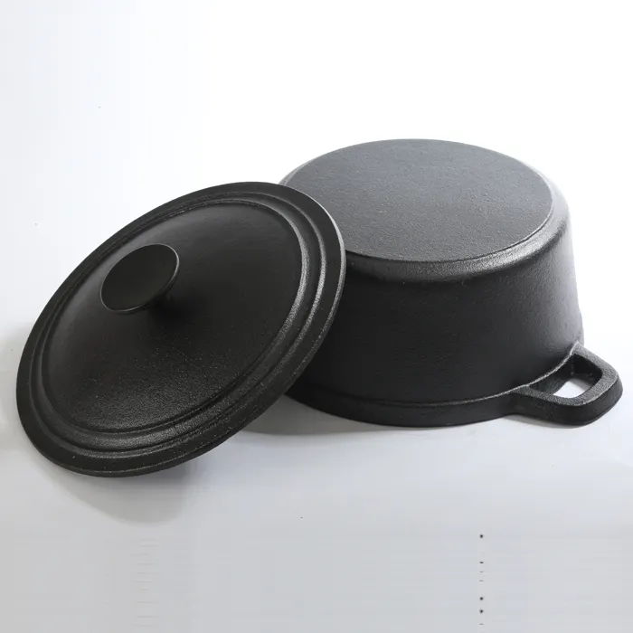 Nonstick Two Handles Sauce Pan Stew Pot Cast Iron casserole soup pot