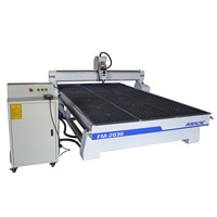 Machine de fraisage CNC 3 axes industrielle 2030 avec broche refroidie par air, table hybride et système de contrôle NC Studio pour MDF, contreplaqué et acrylique
