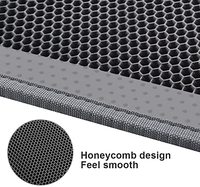 Nettoyage facile, protège le tapis de litière pour chat EVA double couche, tapis de trappeur pour litière pour chat, fond imperméable, antidérapant