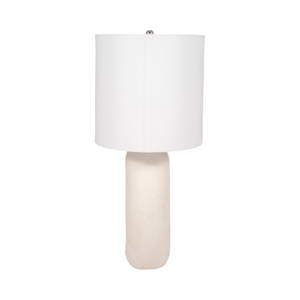 Lampada da Tavolo Scultorea in Ceramica con Paralume, Elemento Decorativo Contemporaneo per Camera da Letto e Soggiorno - Product Image 4