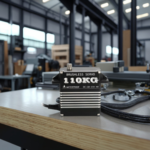 Motor Brushless de Engranajes Metálicos E-Power de 110 kg, 10V ~ 15V, para Sistemas de Servo de Hormigón Armado, Helicópteros de Ala Fija de Carreras - Product Image 1