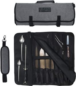 Free sample Professional Customized Logo <b>Roll</b> Knife <b>Tool</b> <b>Bag</b> Chef Knife <b>Bag</b> With Shoulder Strap - Product Image 1