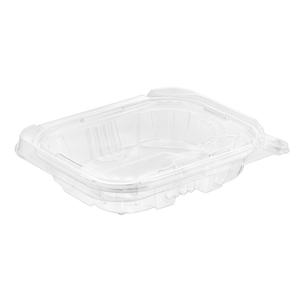 Calidad superior 100% Reciclable Apilable Desechable 6 OZ Contenedores de alimentos de plástico antivaho para aperitivos o ensaladas - Product Image 1