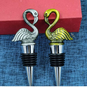 Aangepaste Creatieve Zwaan Giraf Adelaar Zeemeermin Uil Vorm Wijnfles Stoppers Dier Flamingo Wijn <span class=keywords><strong>Stopper</strong></span> - Product Image 3